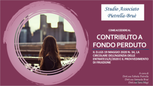 Come accedere al contributo a fondo perduto