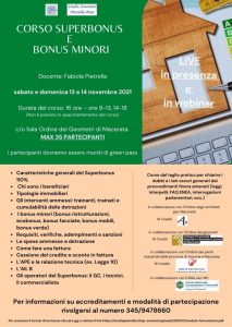 Iscriviti al corso 110%