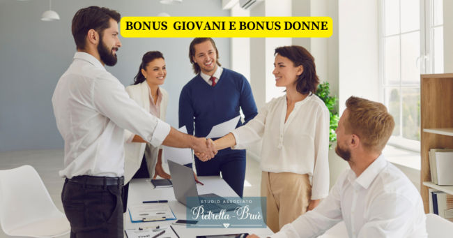 Come funzionano il bonus giovani e il bonus donne