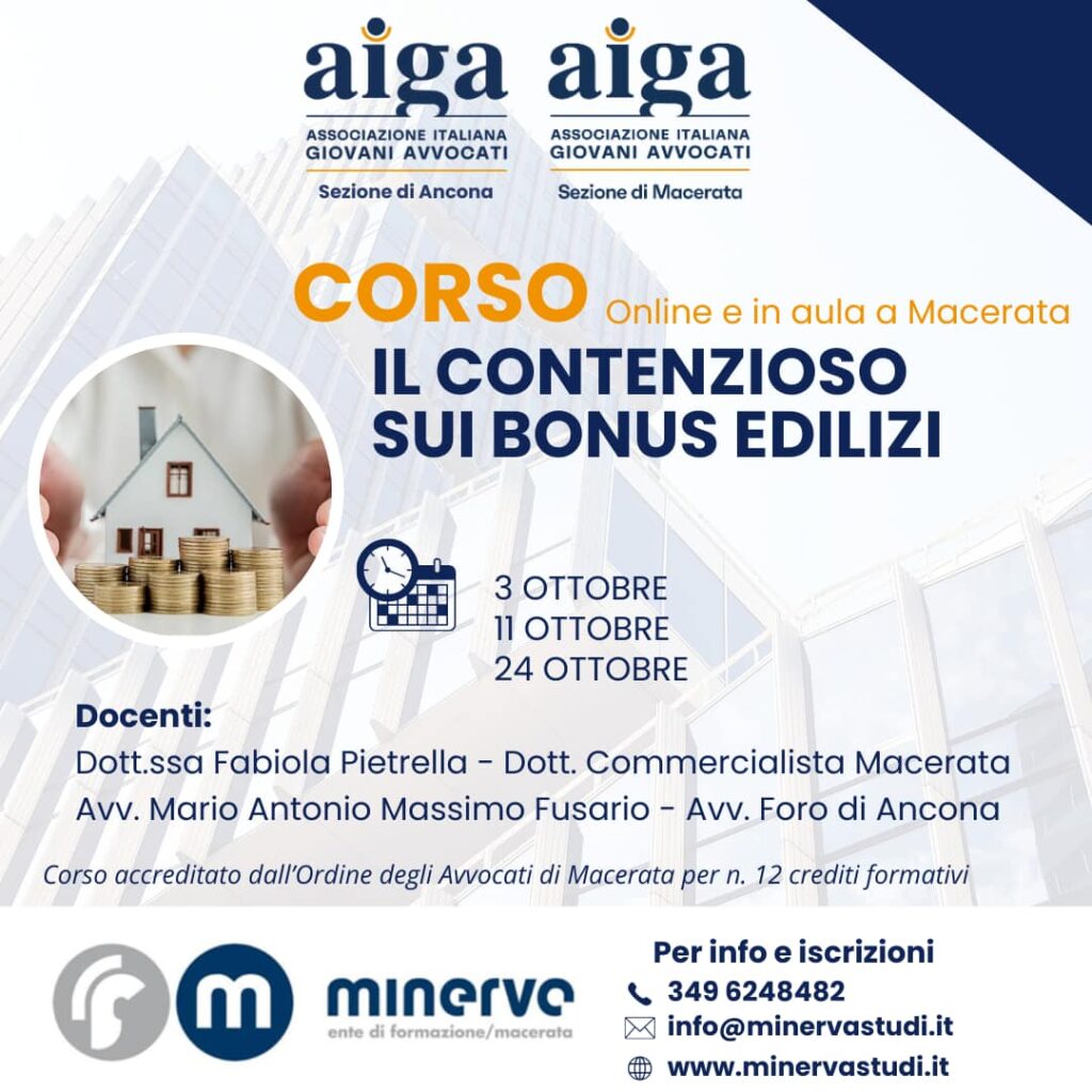 Corso il contenzioso sui bonus edilizi