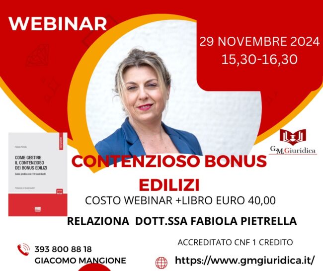 Contenzioso bonus edilizi
