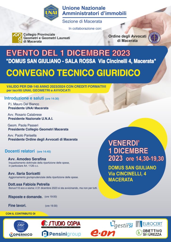 Convegno tecnico giuridico UNAI