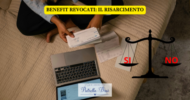Benefit revocati: il risarcimento
