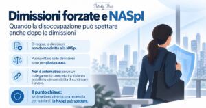 Come funziona la NASpI quando ci sono le dimissioni forzate