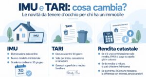 Quali sono le nuove regole per IMU e TARI