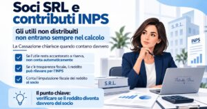 Quando non si pagano i contributi INPS se si è soci di una SRL