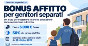 Quali sono i requisiti per il bonus affitto per genitori separati o divorziati