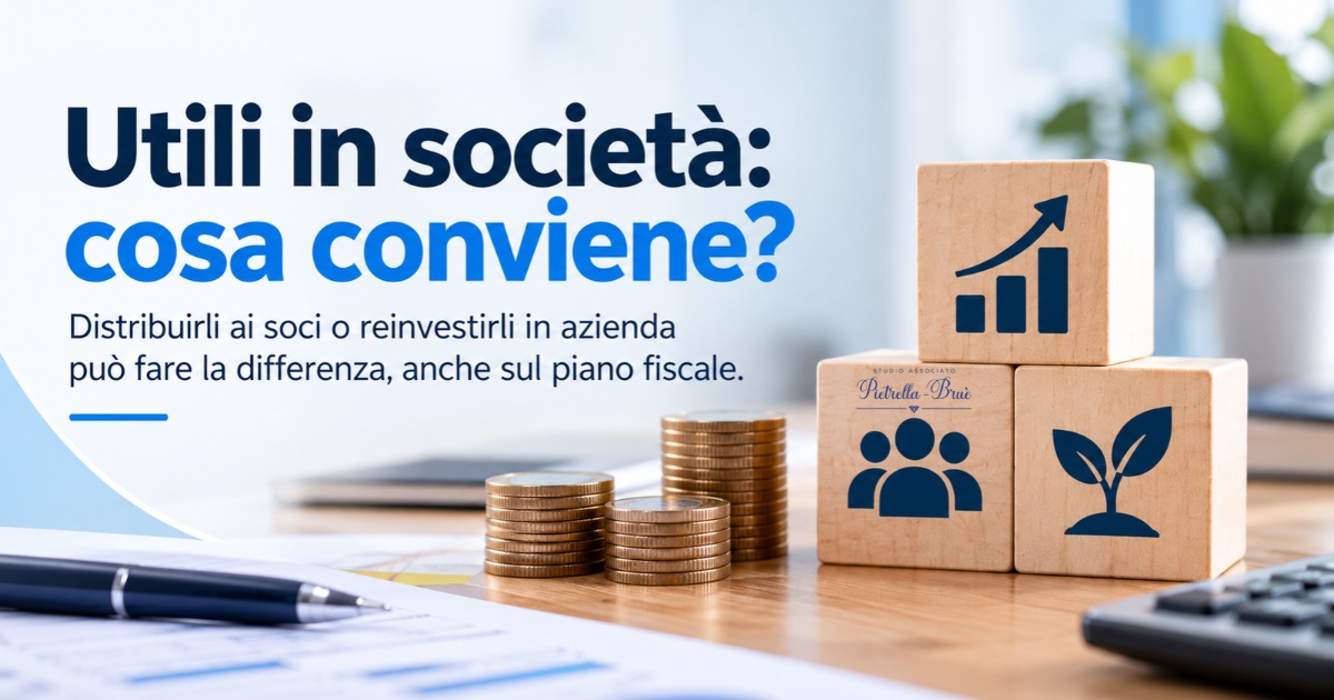 Conviene tenere gli utili in società o distribuirli ai soci?